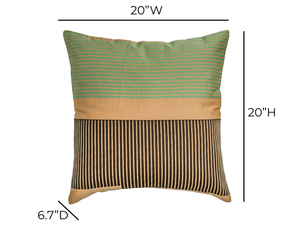 Deco 20 inch Square Throw Pillow - Forest / With Insert