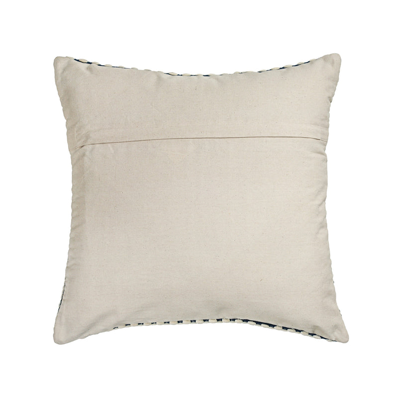 Maresh 20" Square Woven Throw Pillow - Ocean / With Insert