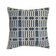Maresh 20" Square Woven Throw Pillow - Ocean / With Insert