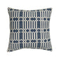 Maresh 20" Square Woven Throw Pillow - Ocean / With Insert
