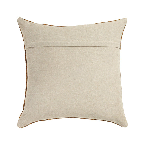 Terra 20"  Square Wool and Jute Kilim Throw Pillow - Mesa / Pillow Cover Only