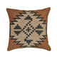 Terra 20"  Square Wool and Jute Kilim Throw Pillow - Mesa / Pillow Cover Only
