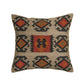Terra 20"  Square Wool and Jute Kilim Throw Pillow - Clay / Pillow Cover Only