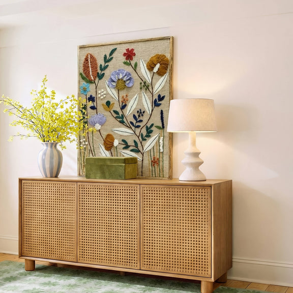 Muro "Sprout" Embroidered Wall Art - Large