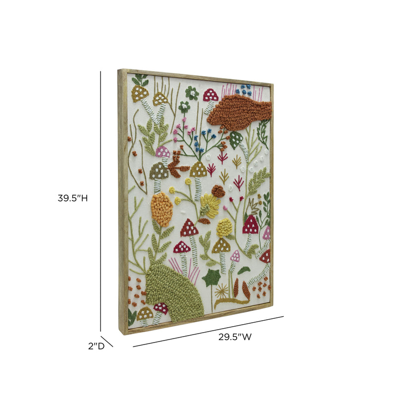 Muro "Forage" Embroidered Wall Art - Large