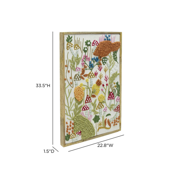 Muro "Forage" Embroidered Wall Art - Small