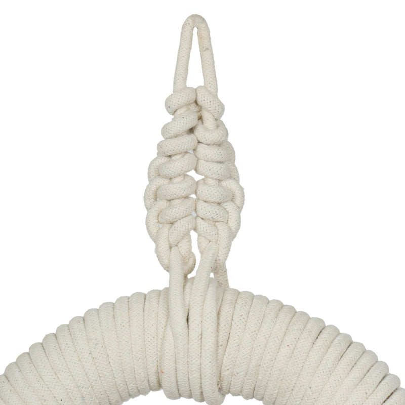 Pasha Natural Cotton Jute Tassel Wall Decor - Large