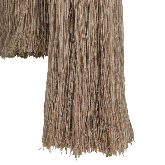 Pasha Natural Cotton Jute Tassel Wall Decor - Large