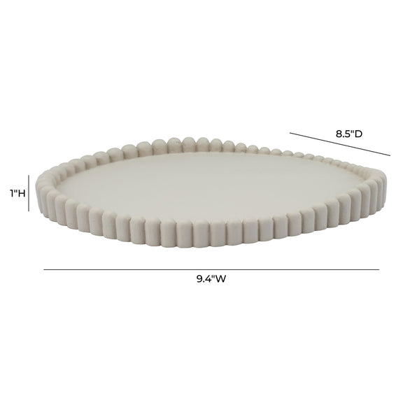 Alna Cream Catchall Tray