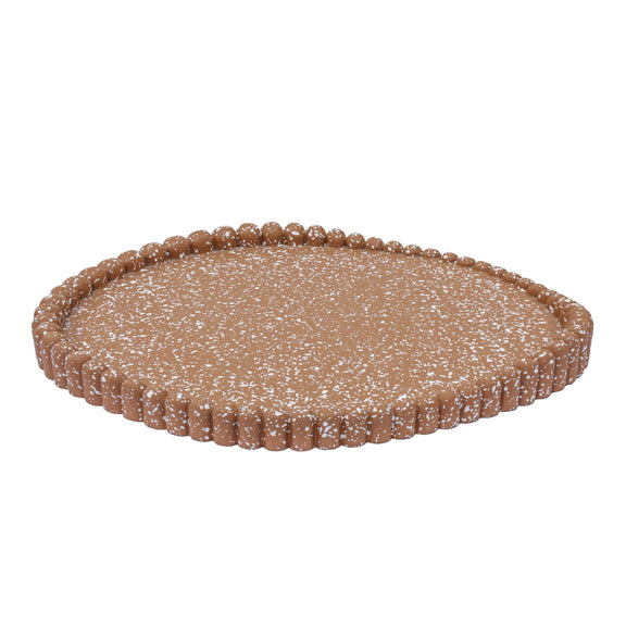 Alna Speckled Catchall Tray - Terracotta