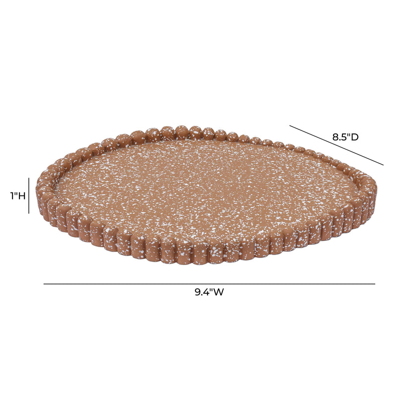 Alna Speckled Catchall Tray - Terracotta