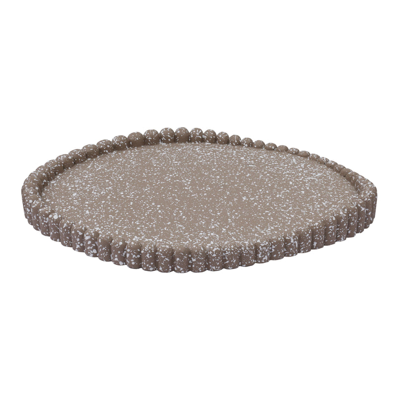 Alna Speckled Catchall Tray - Taupe