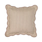 Striped 20" Linen Throw Pillow - Rose Taupe / Pillow Cover Only