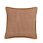 Kora 20" Cotton Jute Contract-Grade Throw Pillow - Terracotta / With Insert