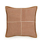 Kora 20" Cotton Jute Contract-Grade Throw Pillow - Terracotta / Pillow Cover Only