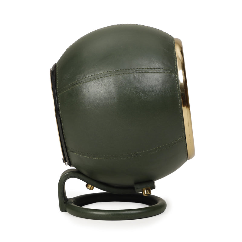 Draper Dark Green Contract-Grade Standing Accent Clock