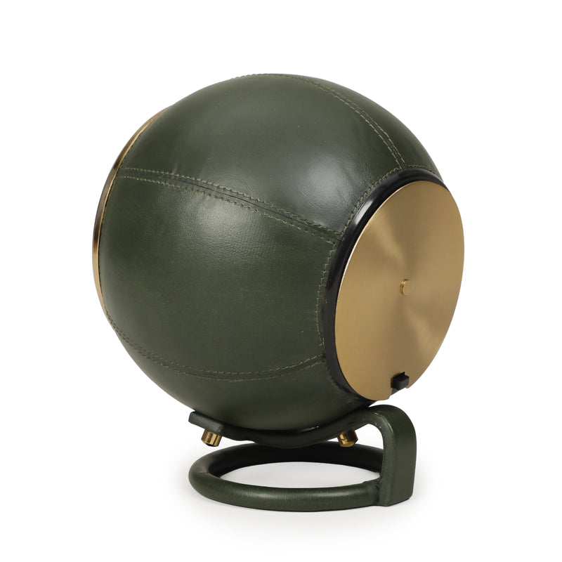 Draper Dark Green Contract-Grade Standing Accent Clock