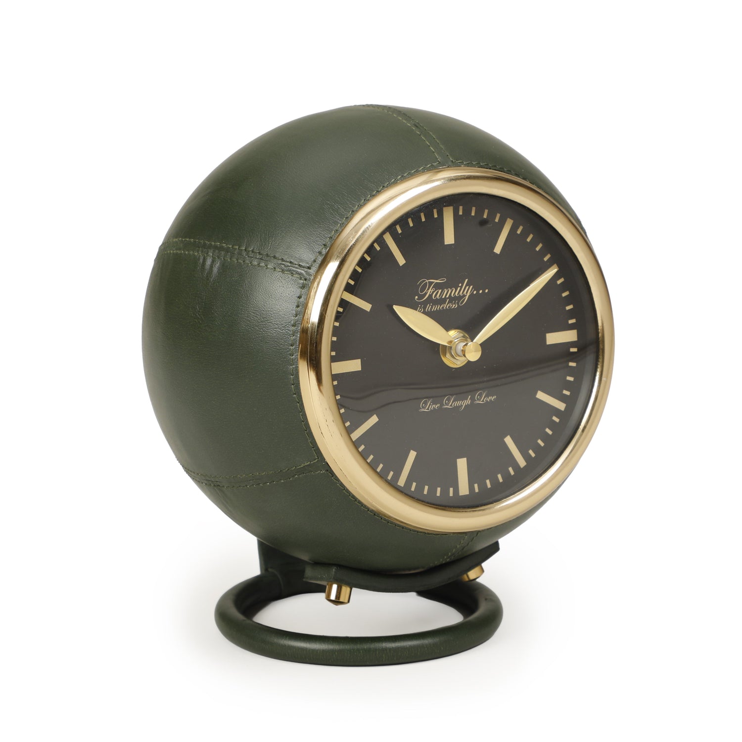 Draper Dark Green Contract-Grade Standing Accent Clock