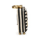 Mona Black Striped Contract-Grade Standing Accent Clock