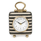 Mona Black Striped Contract-Grade Standing Accent Clock