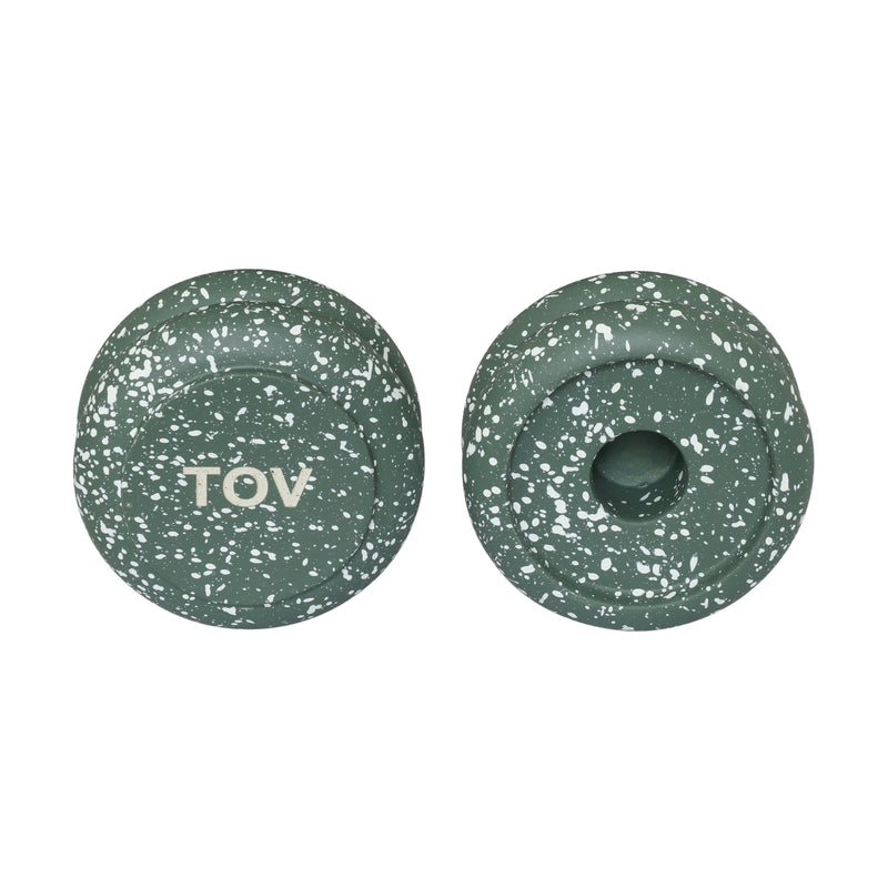 Gabby Stacking Candle Holder - Set of 2 - Green