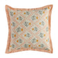 Dolce 20" Blush Pink Natural Cotton Throw Pillow - With Insert