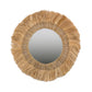 Karissa 35" Natural Abaca Wall Mirror