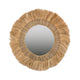 Karissa 35" Natural Abaca Wall Mirror