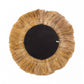 Karissa 35" Natural Abaca Wall Mirror