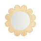 Coralie 33.4" Rattan Round Wall Mirror - Natural