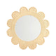 Coralie 33.4" Rattan Round Wall Mirror - Natural