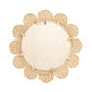Coralie 33.4" Rattan Round Wall Mirror - Natural