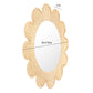 Coralie 33.4" Rattan Round Wall Mirror - Natural