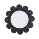 Coralie 33.4" Rattan Round Wall Mirror - Black