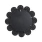Coralie 33.4" Rattan Round Wall Mirror - Black