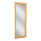 Bama 29.1"X75" Long Natural Rattan Wall Mirror