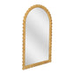 Bama 48"X79" Jumbo Natural Rattan Arched Wall Mirror