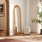 Tanya 70" Rattan Floor Mirror - Natural
