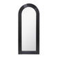 Tanya Black Rattan 70 inch Floor Mirror
