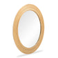 Tanya Natural Rattan Round Wall Mirror