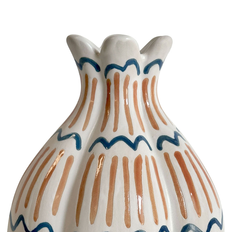 Ceramic Roman Coral Vase