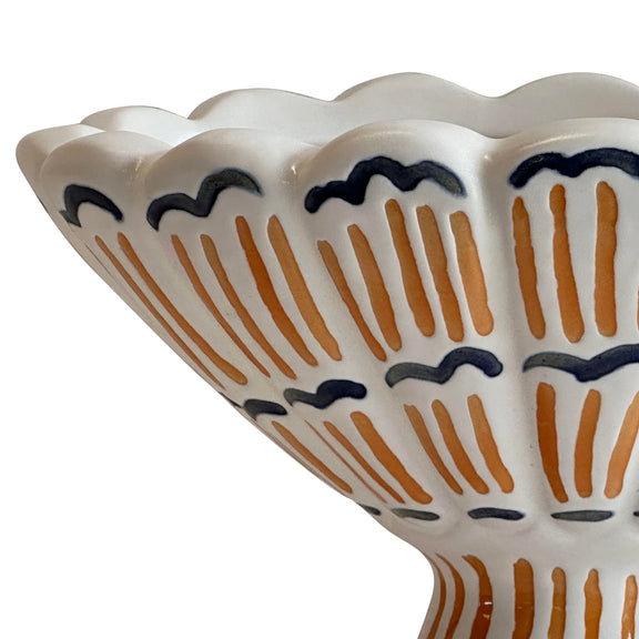 Ceramic Roman Coral Bowl