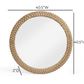 Midge 40.5" Rope Round Wall Mirror