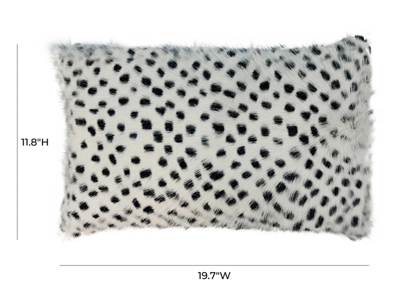 Genuine Goatskin 12x20 Inch Pillow