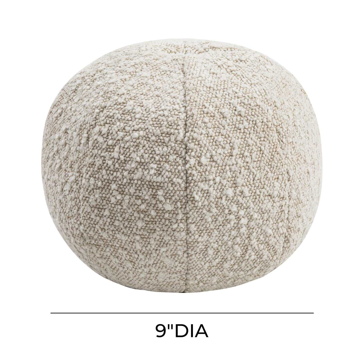 Boba Beige Boucle 9 inch Pillow