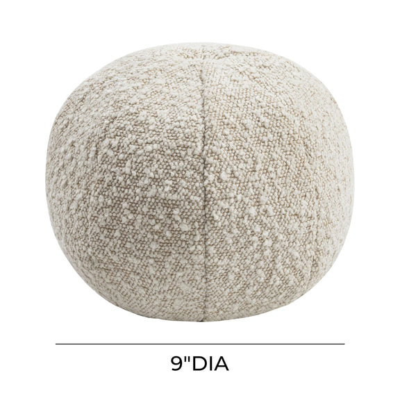 Boba Beige Boucle 9 inch Pillow
