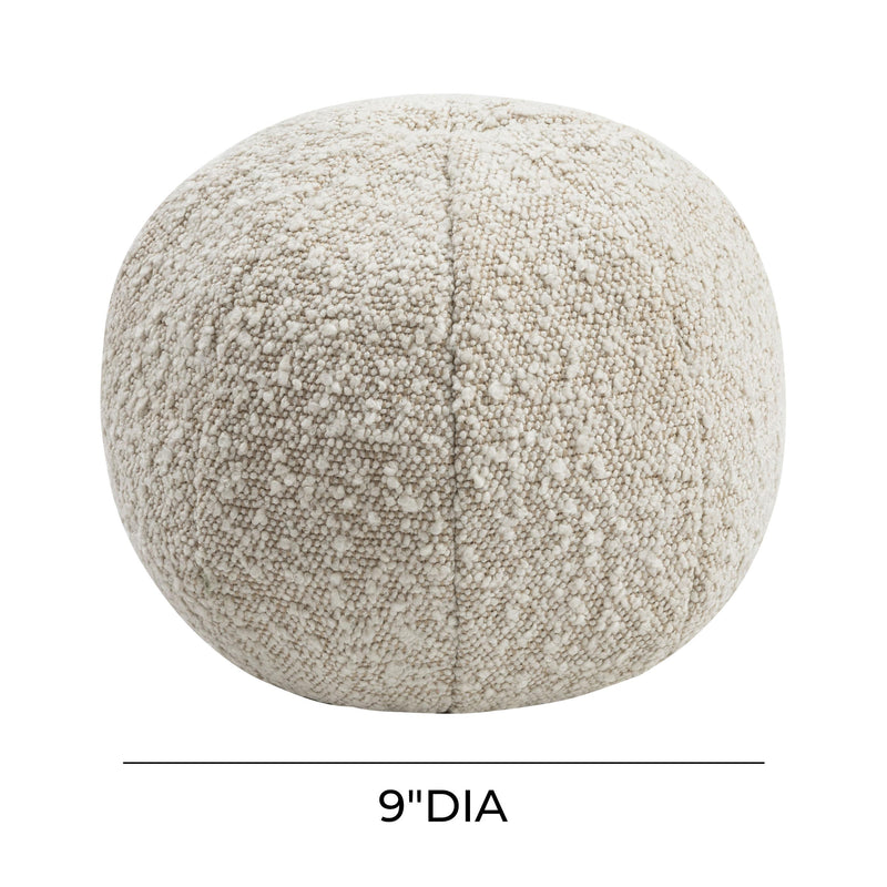 Boba Beige Boucle 9 inch Pillow