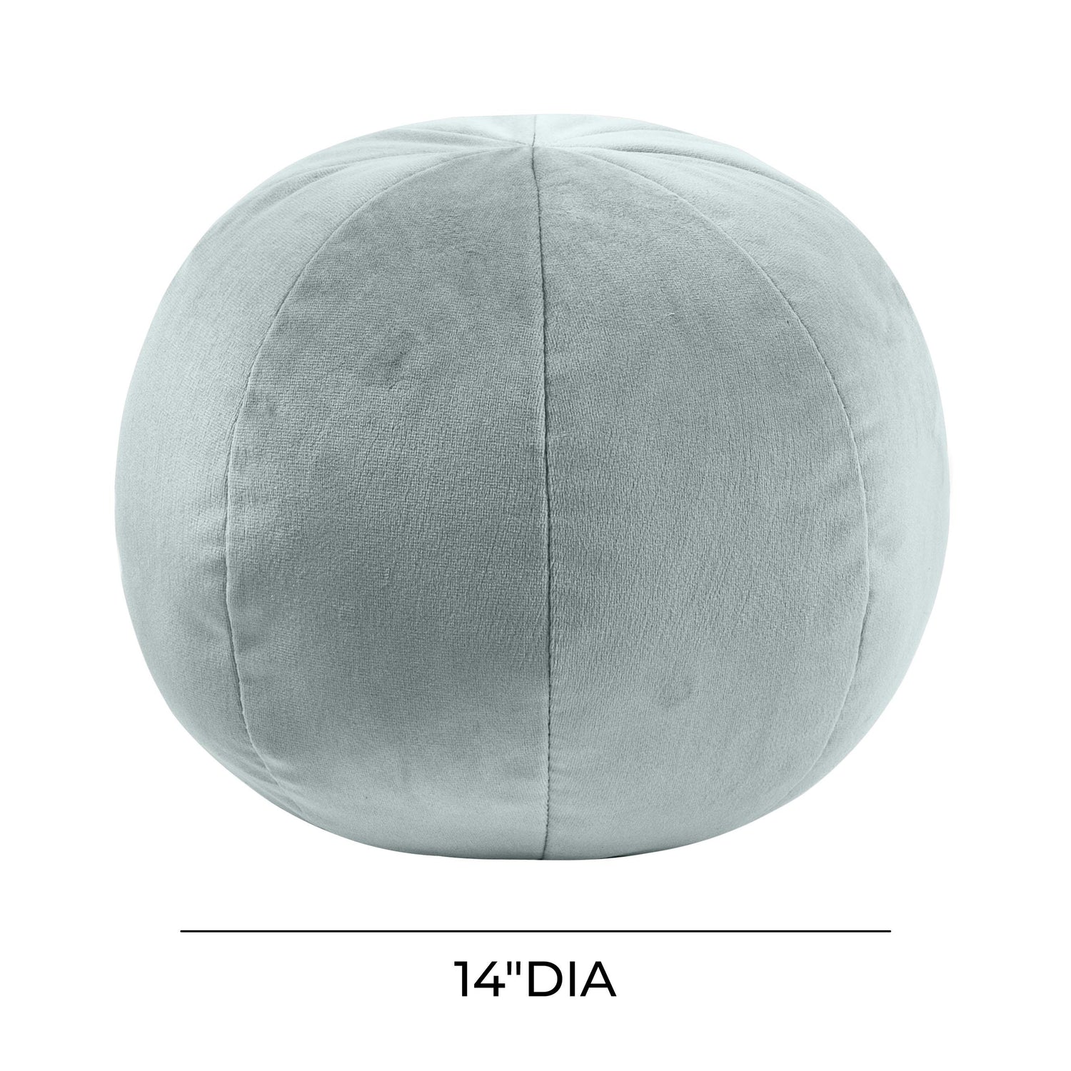 Boba 14 Inch Sea Blue Velvet Pillow