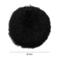 New Zealand Black Sheepskin 16 Inch Round Pillow
