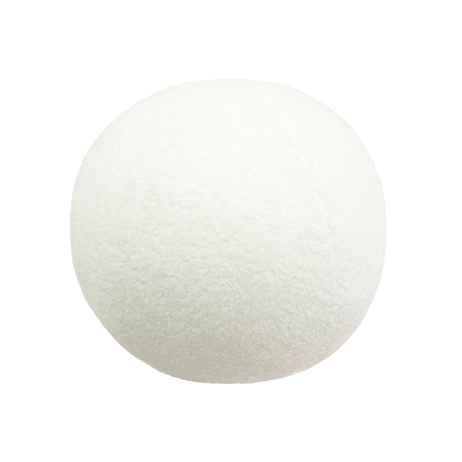Boba Cream Vegan Shearling 14 inch Pillow